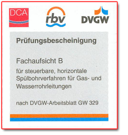 Fachaufsicht DVGW GW 329