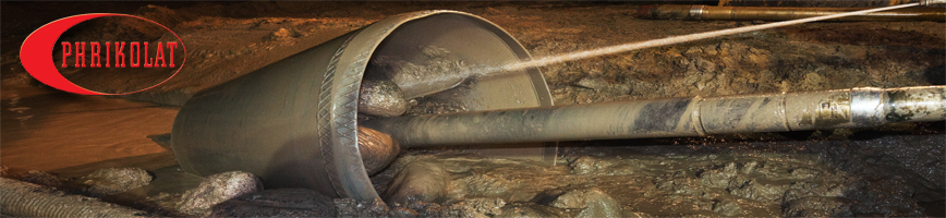 Räumgang mit Rock Reamer Hole Opener beim Horizontalbohren