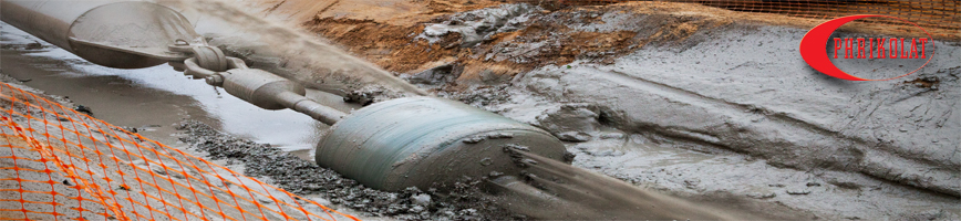 Rohreinzug im Horizontalbohrverfahren